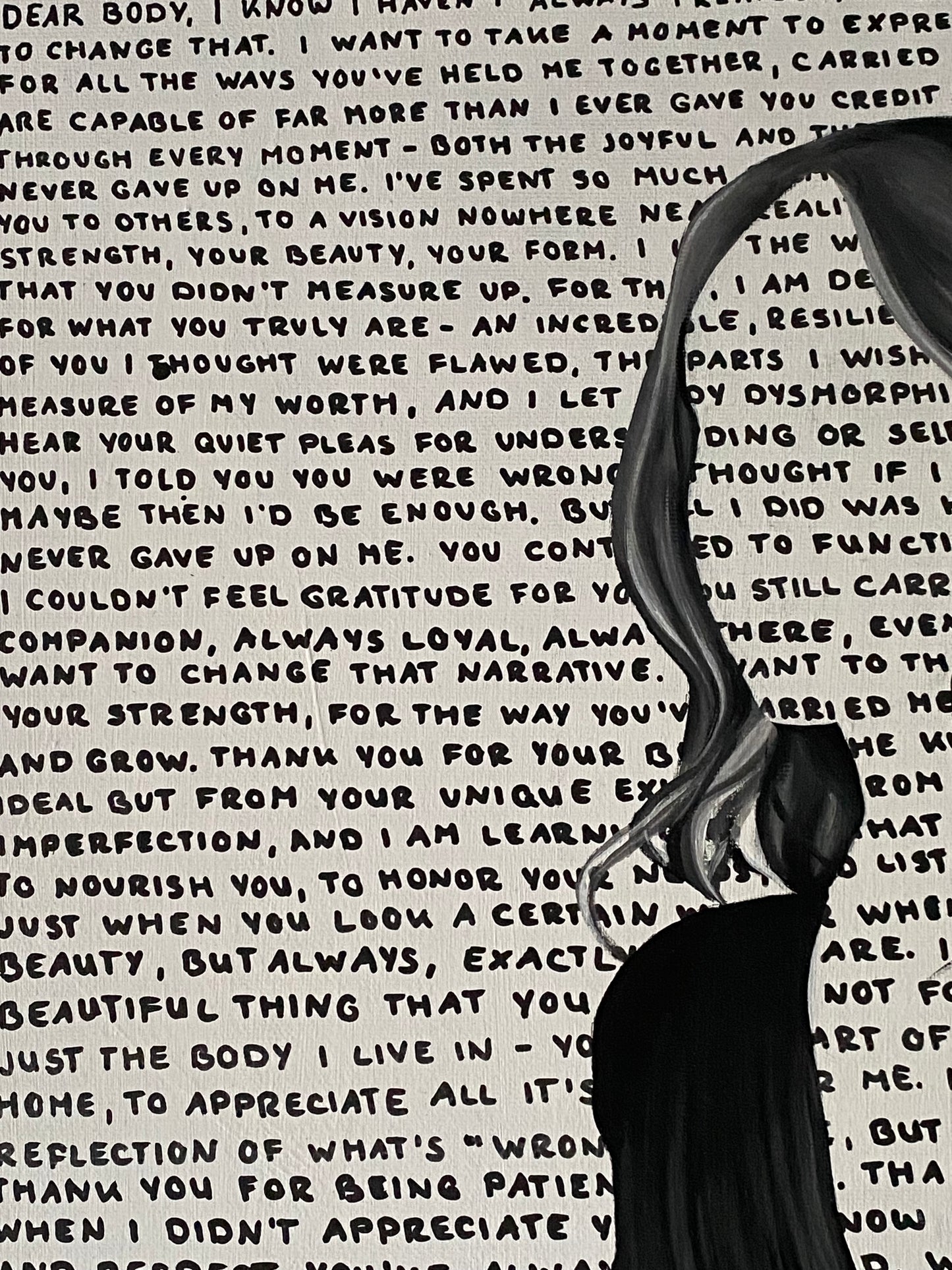 Love letter, 2024. 50 x 70 cm