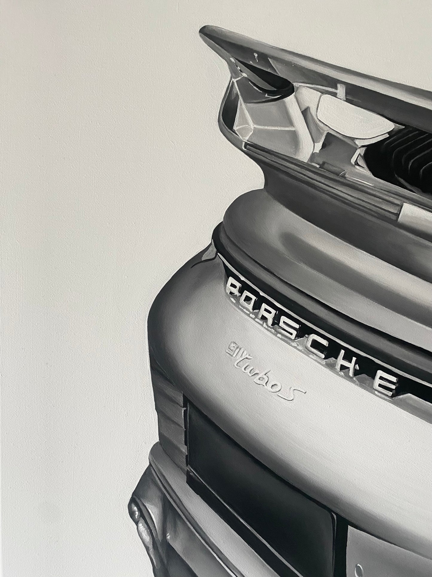 Porsche 911 Turbo S, 2024. 70 x 80 cm
