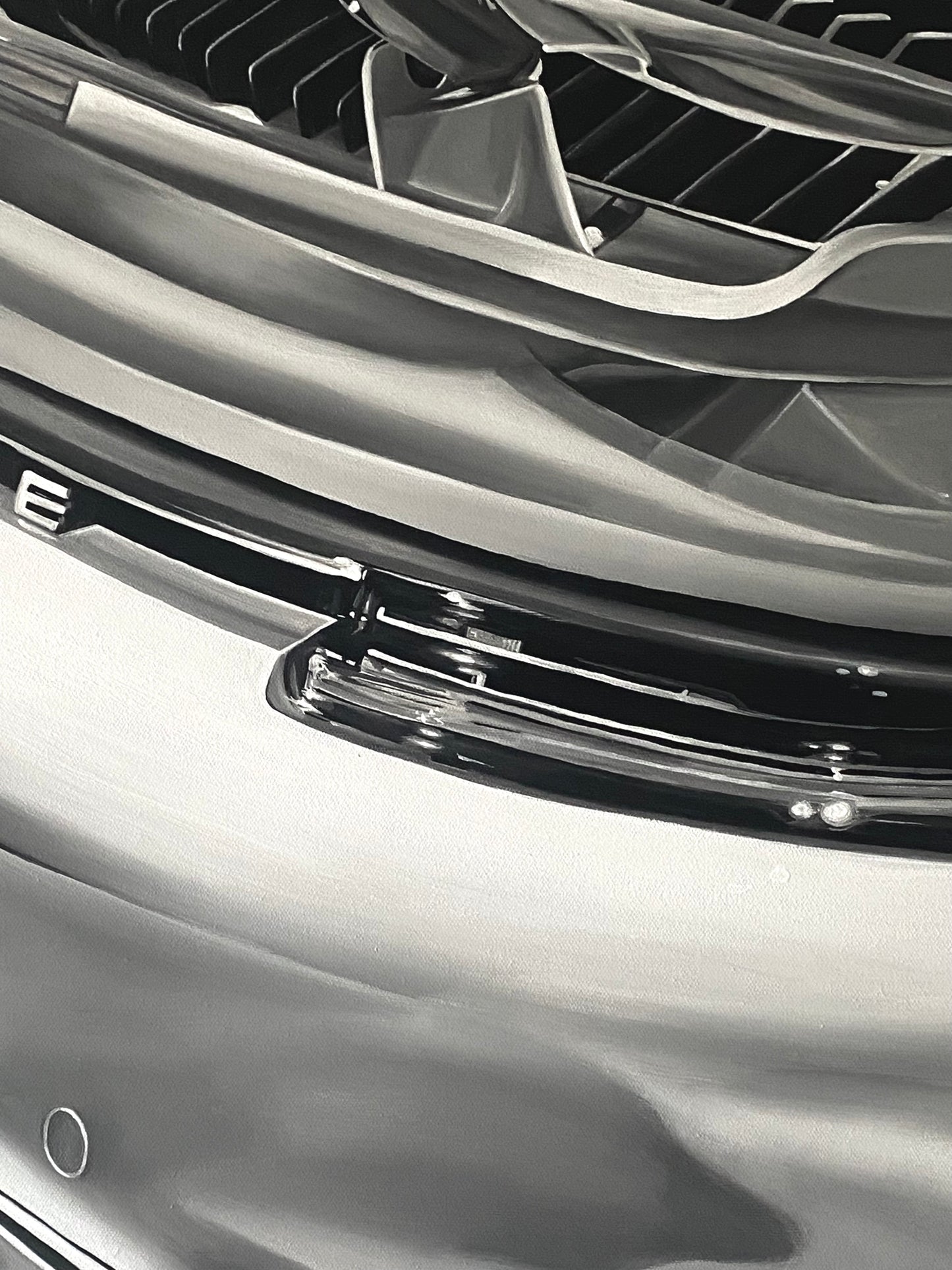 Porsche 911 Turbo S, 2024. 70 x 80 cm