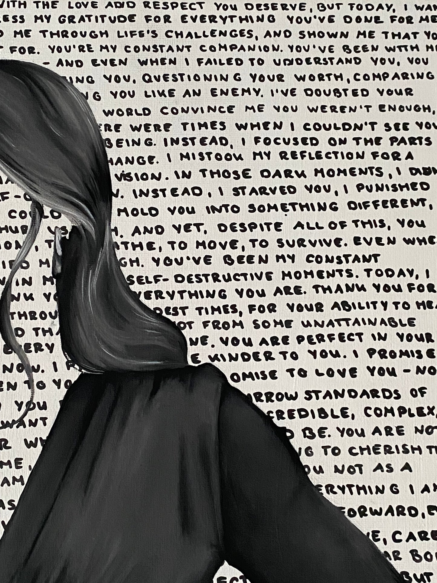 Love letter, 2024. 50 x 70 cm