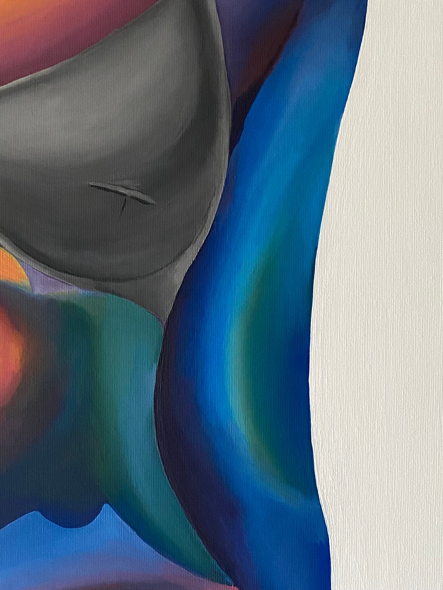 Radiating positivity, 2023. 60 x 80 cm